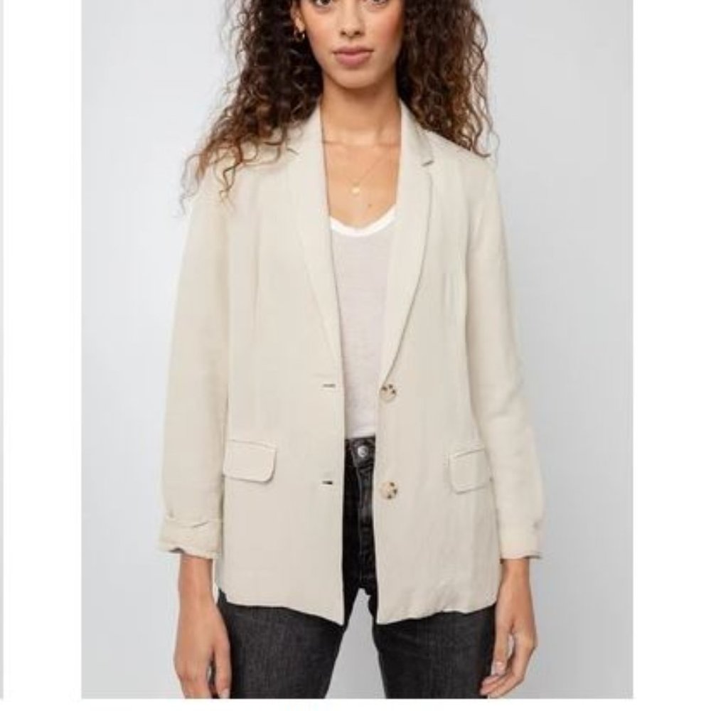 Rails linen jacket sm